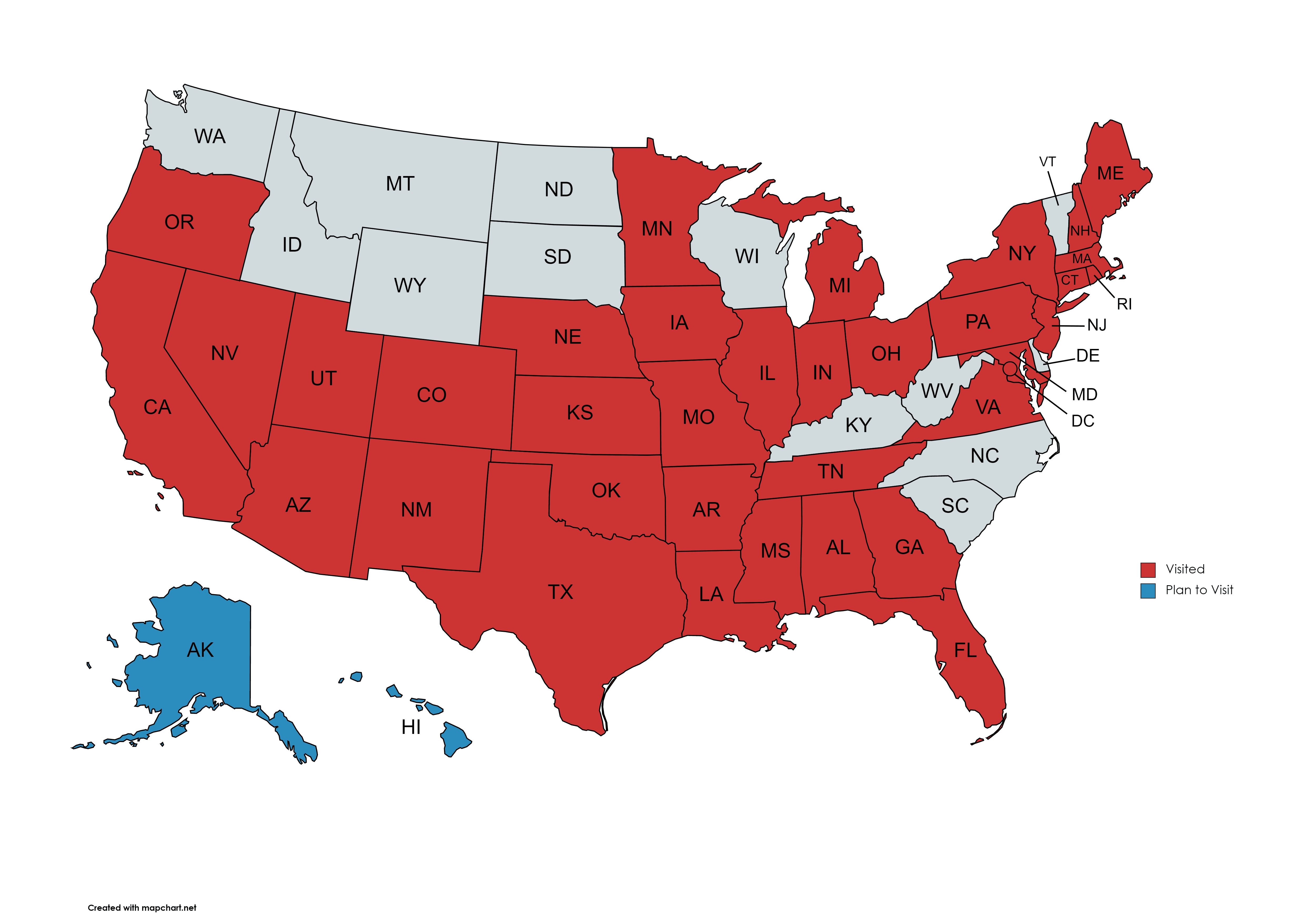 States We Have Visited