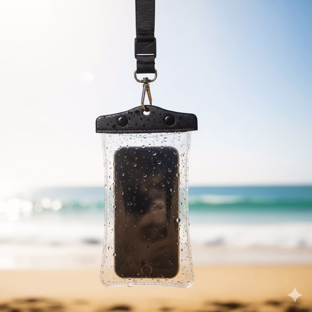 Bring a waterproof camera pouch