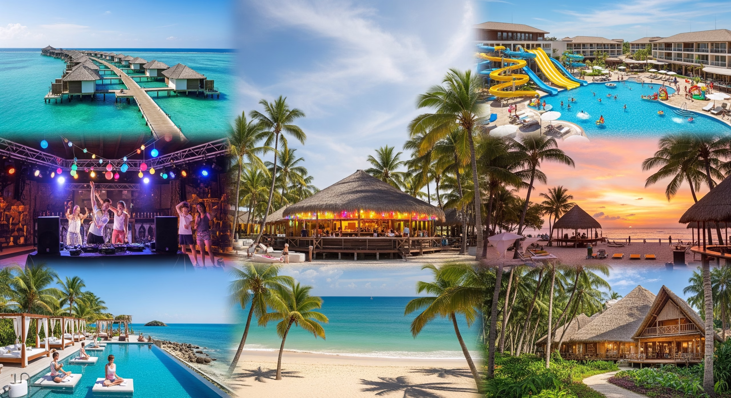 Variety of resort types