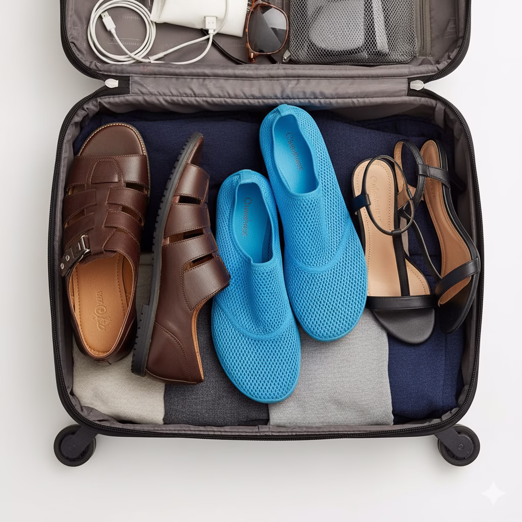 Minimize your shoe packing