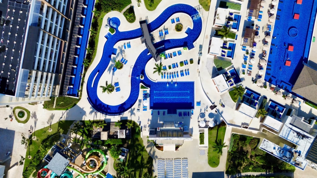 Lazy river at Royalton Blue Waters